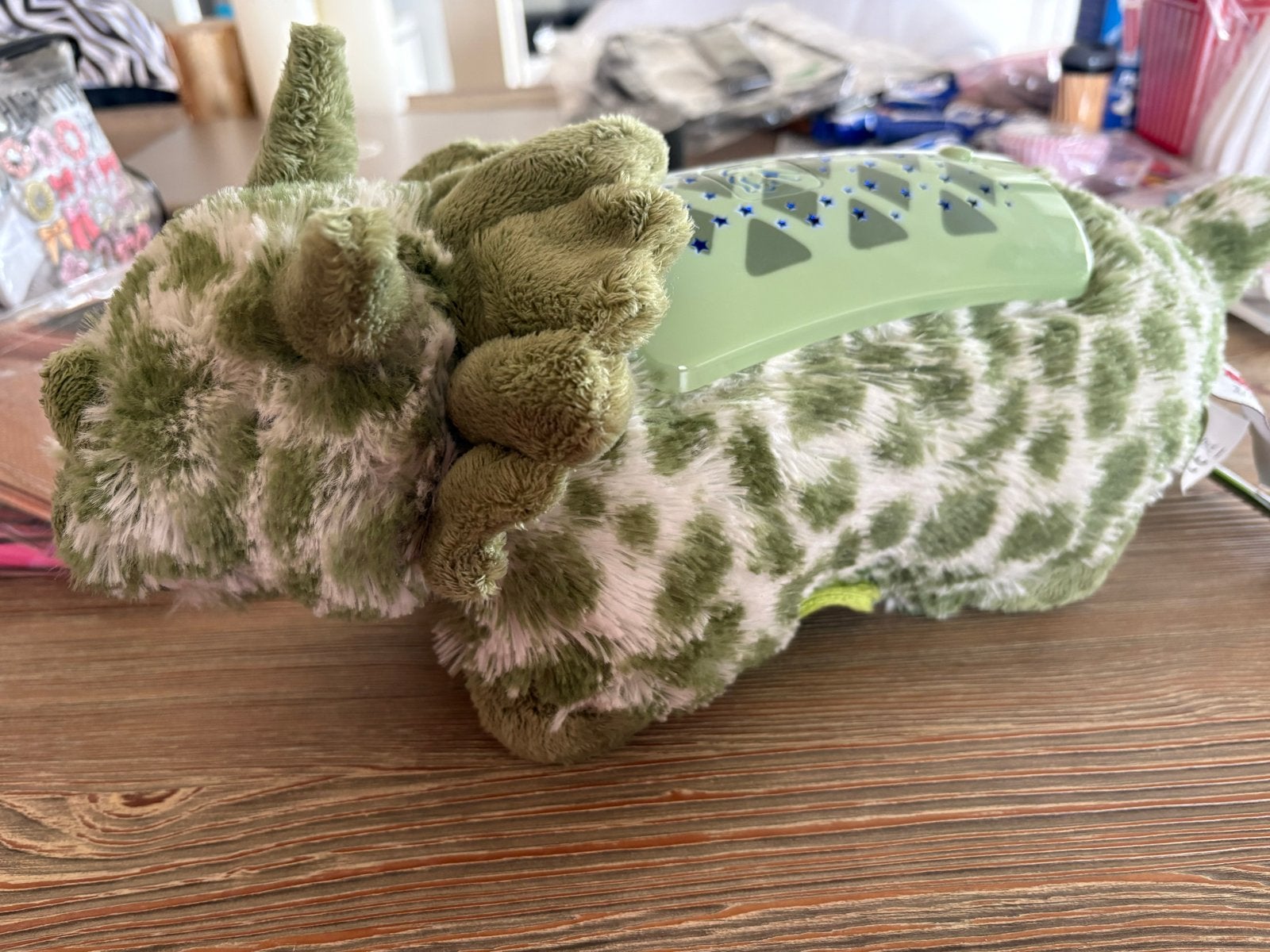 Pillow Pets Dinosaurus Knuffel met Lichtfunctie, Groen, Overige merken, Met licht, Ophalen of Verzenden