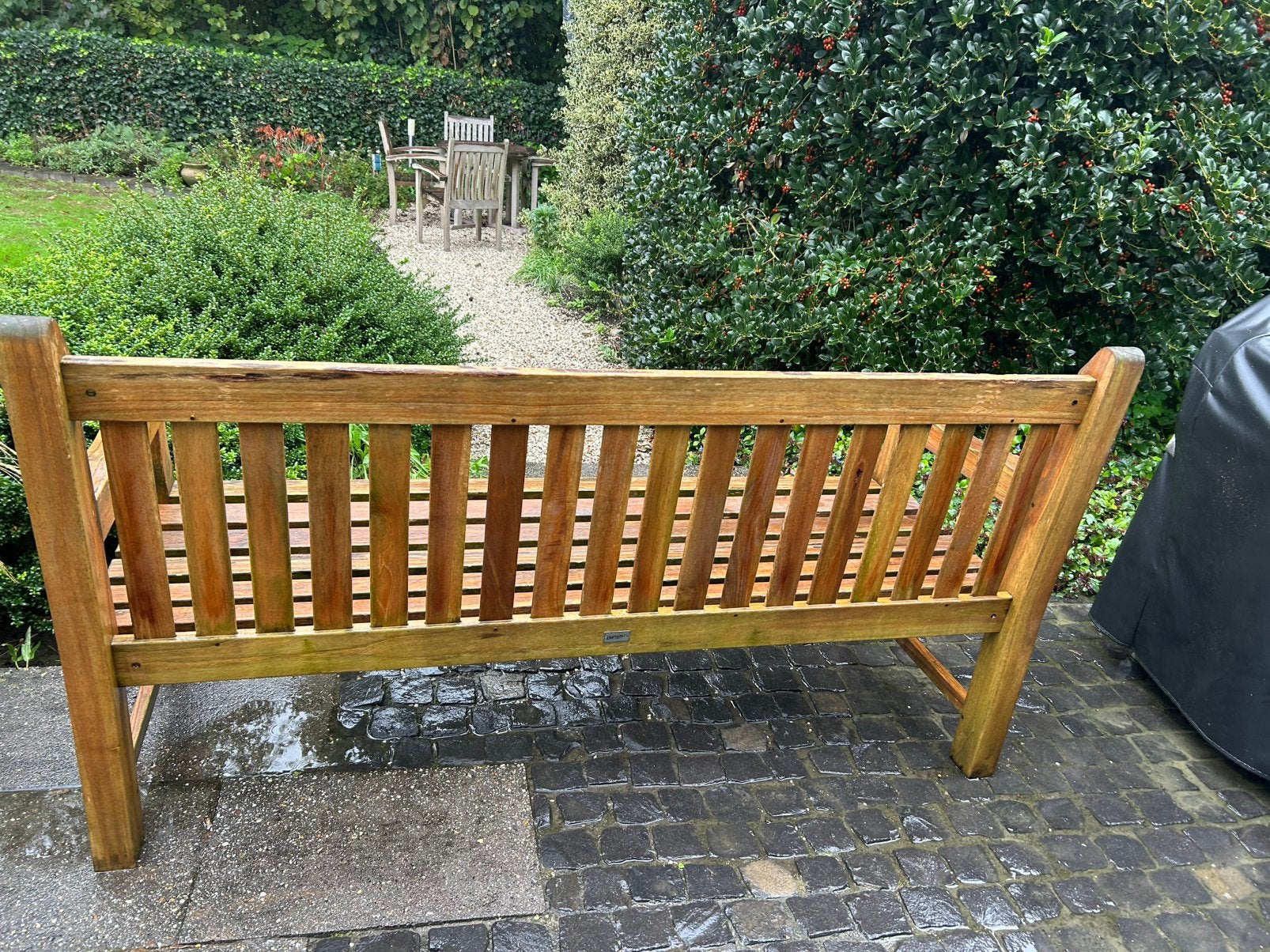 Tuinbank, Tuin en Terras, Ophalen, Gebruikt, Teakhout