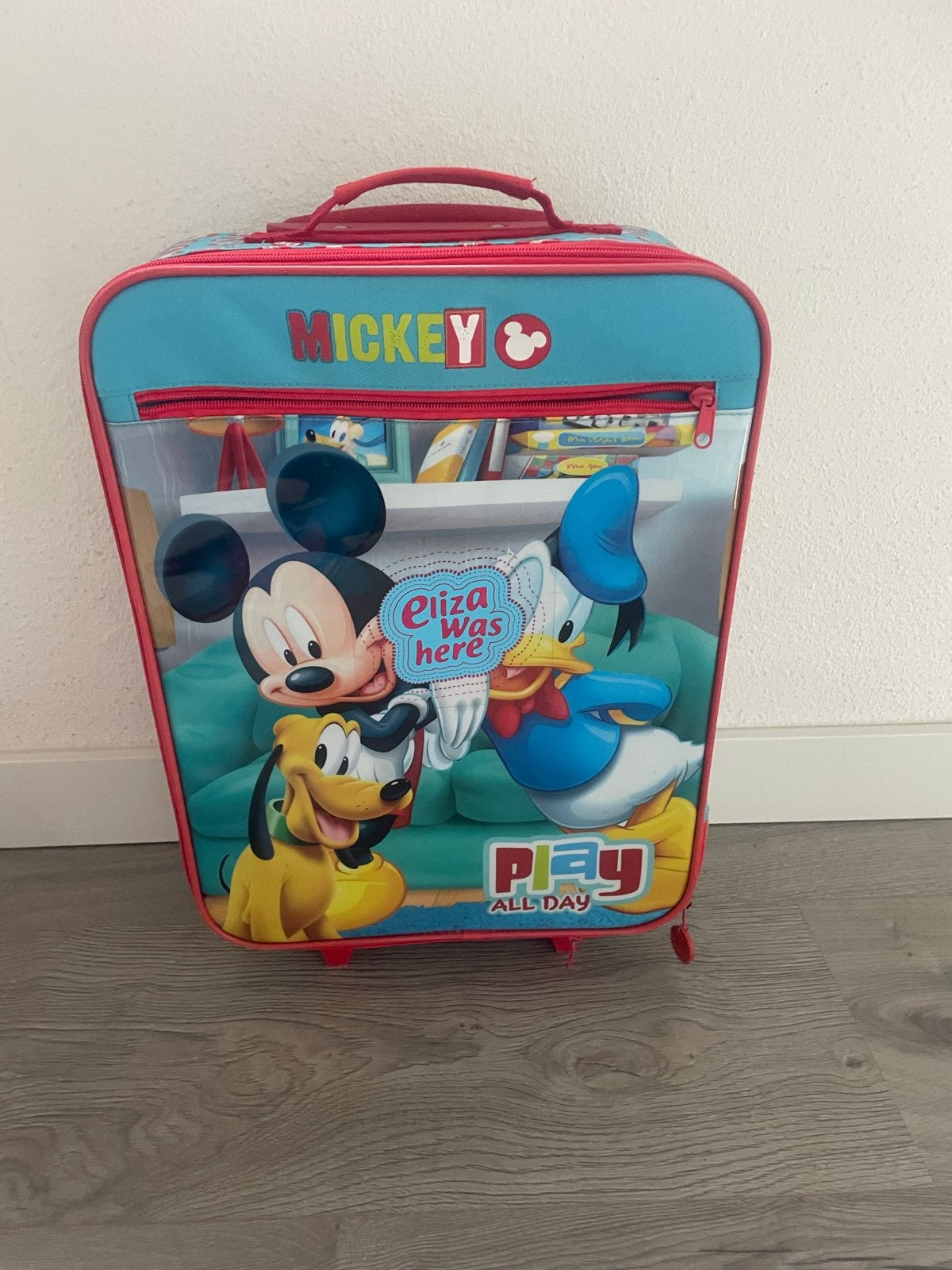 Mickey Mouse Kinderkoffer - Ideaal voor Reizen, Ophalen, Gebruikt