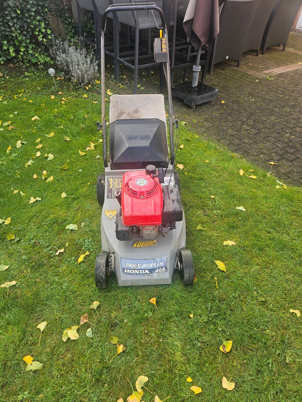 Honda Pan-European 464 Benzine Grasmaaier, Ophalen, Cirkelmaaier, Honda, Gebruikt
