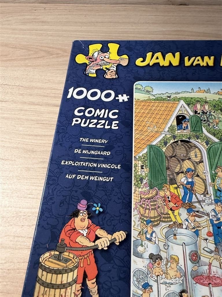 Jan van Haasteren - de wijngaard - 1000 stuks - s6657, Verzenden, 500 t/m 1500 stukjes, Zo goed als nieuw