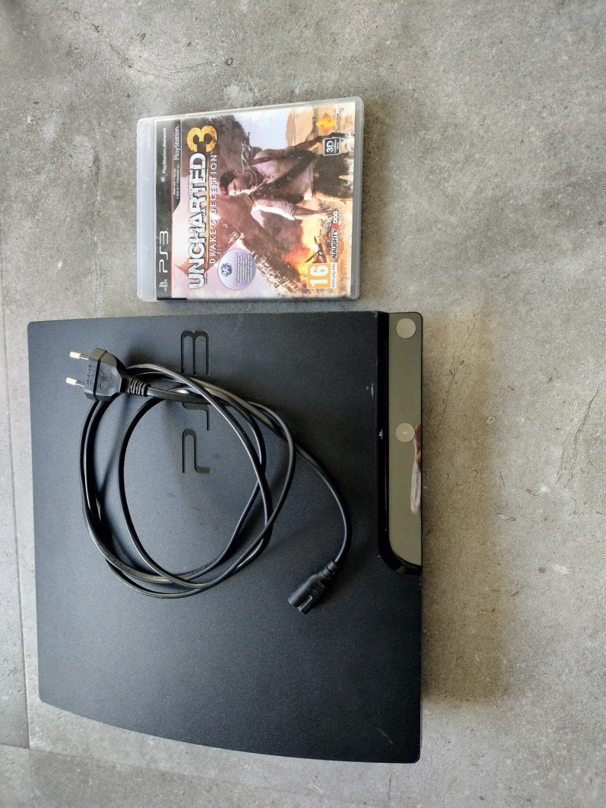 PlayStation 3 (PS3) Slim met Uncharted 3, Ophalen of Verzenden, Zonder controller, 120 GB, Slim