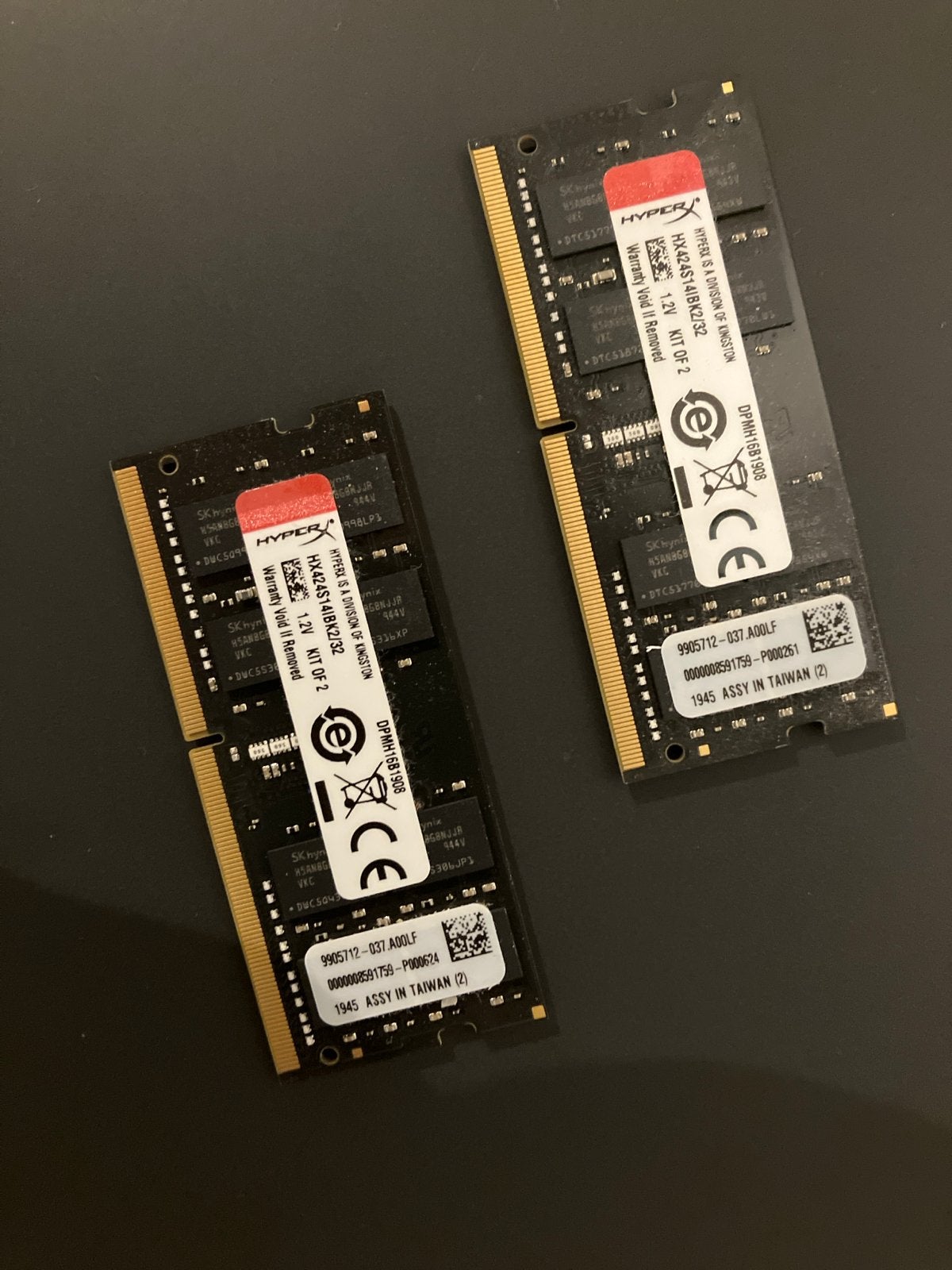 Kingston HyperX Impact 32GB DDR4 SODIMM RAM (2x16GB), Computers en Software, 32 GB, DDR4, Ophalen of Verzenden, Zo goed als nieuw