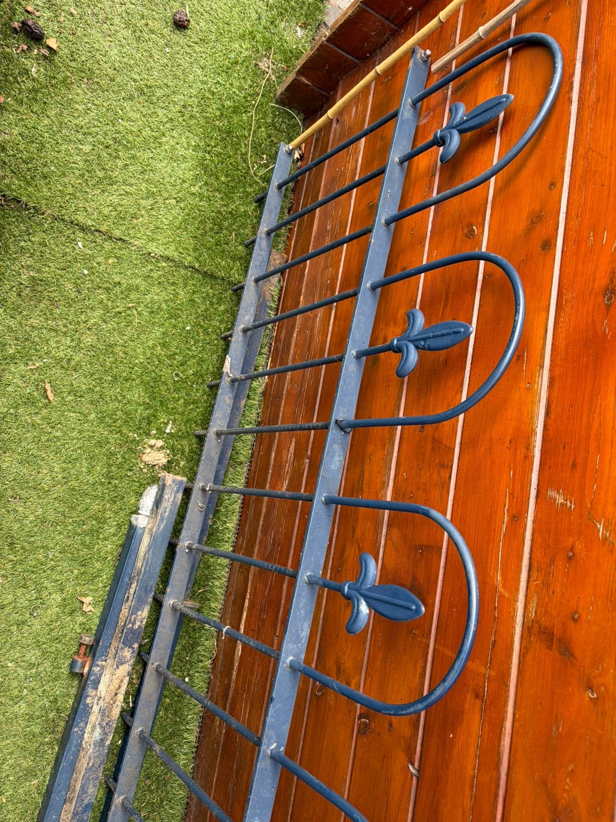 Gebruikt tuinhek, Tuin en Terras, Met poort, Gebruikt, Ophalen of Verzenden, Sierhekwerk