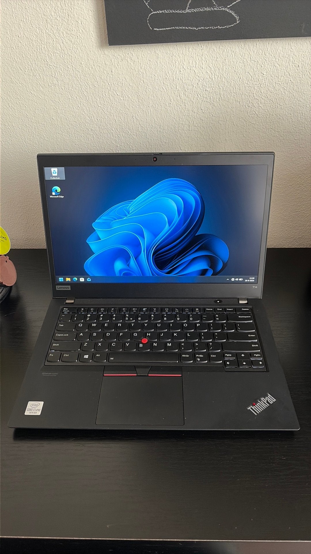 Lenovo ThinkPad T14 Gen 1 | i7 | 16GB | 512GB SSD |, Computers en Software, Windows Laptops, Met videokaart, Qwerty, 14 inch, Ophalen of Verzenden