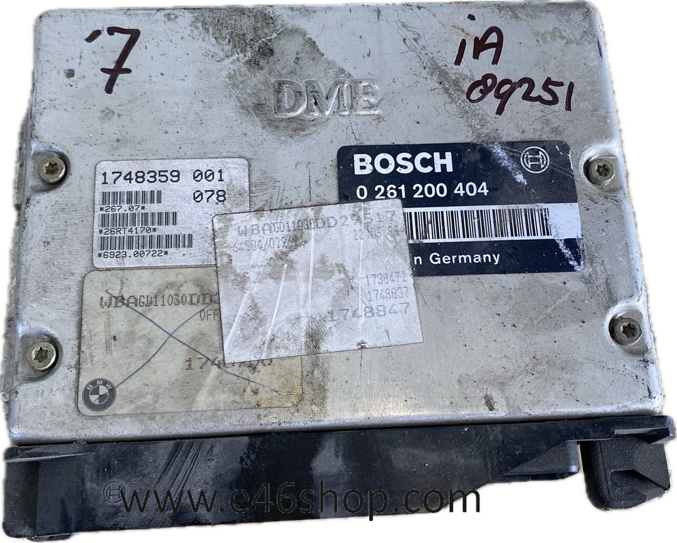 ECU BMW E38 735i oe 1748359 1738472 1748837 1748847, Auto-onderdelen, Elektronica en Kabels, Gebruikt, -, -, Ophalen of Verzenden