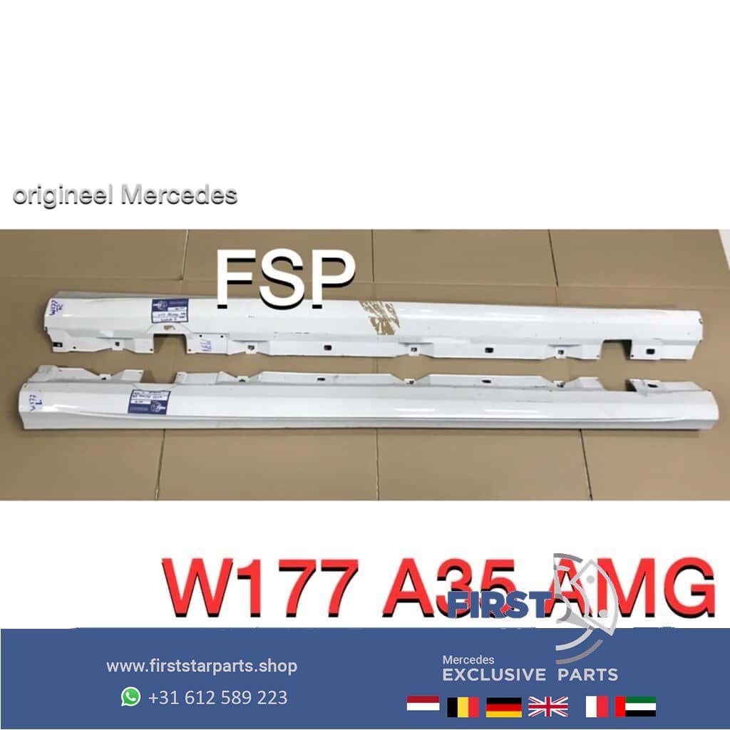 W177 A35 AMG zijskirts Mercedes A Klasse 2020 wit origineel, Gebruikt, -, Ophalen of Verzenden, Bumper