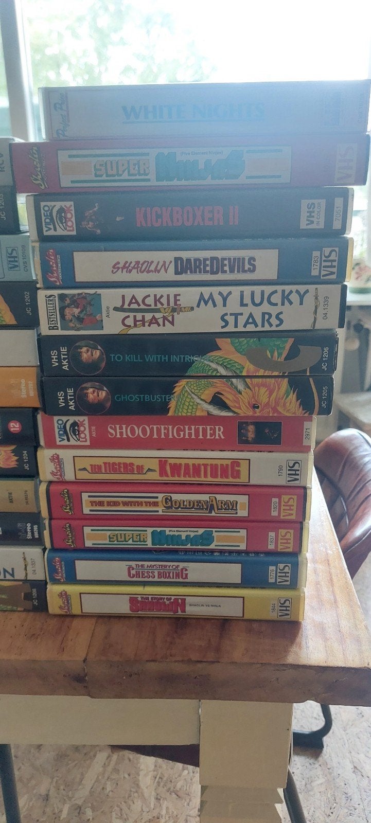 diverse  kungfu vhs films, Gebruikt, Alle leeftijden, VHS, Verzenden