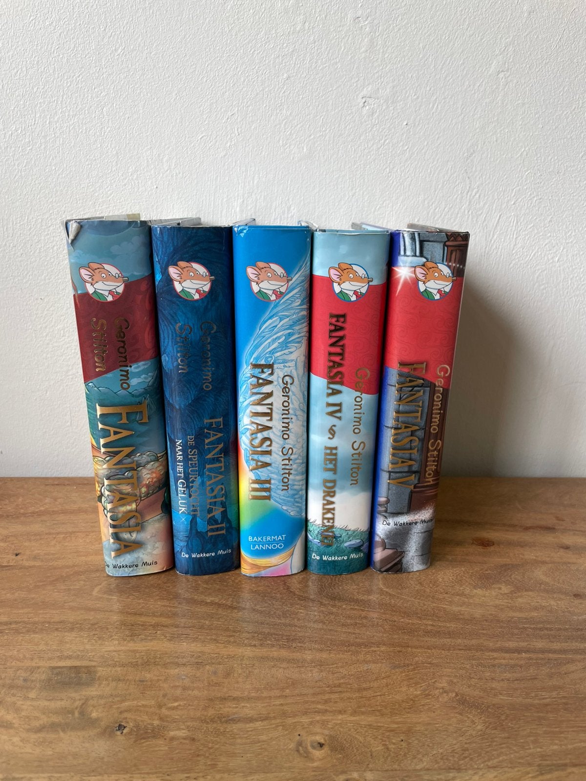 Geronimo Stilton: Fantasia dl 1 t/m 5, Boeken, Kinderboeken | Jeugd | 10 tot 12 jaar, Verzenden, Gelezen, Fictie