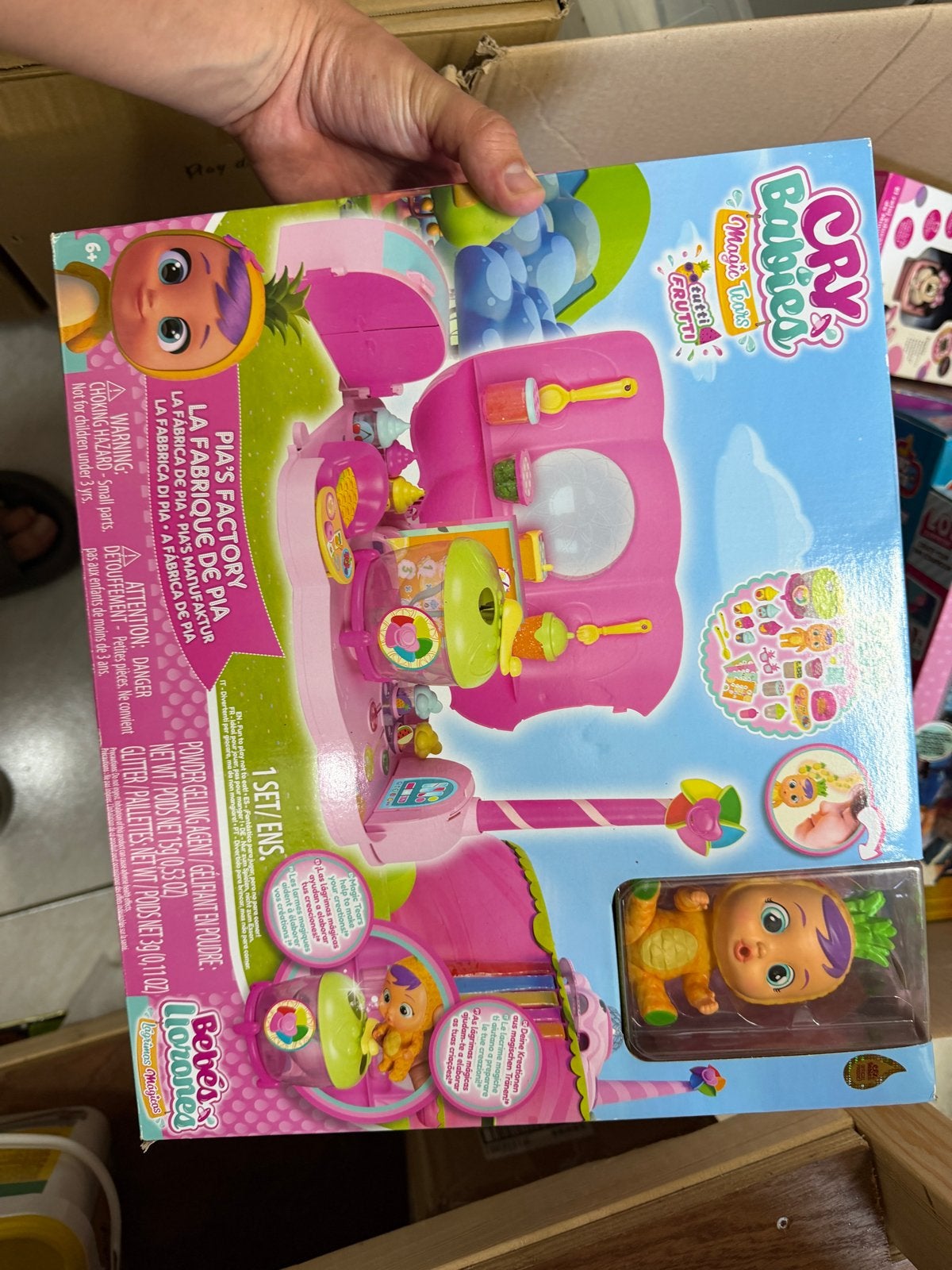 Cry Babies Magic Tears Tutti Frutti Pia's Factory, Kinderen en Baby's, Speelgoed | Poppen, Overige typen, Nieuw, Ophalen of Verzenden