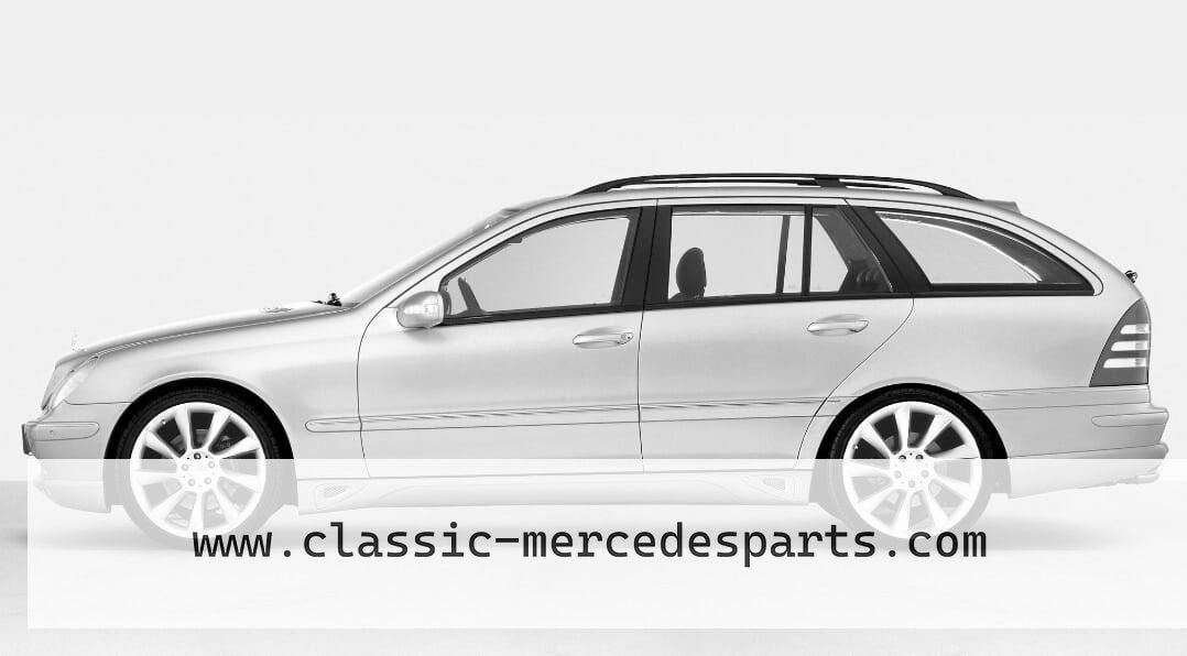 Portier Mercedes C-klasse w203 rechts-voor sedan / combi, Ophalen, Gebruikt, -, Deur