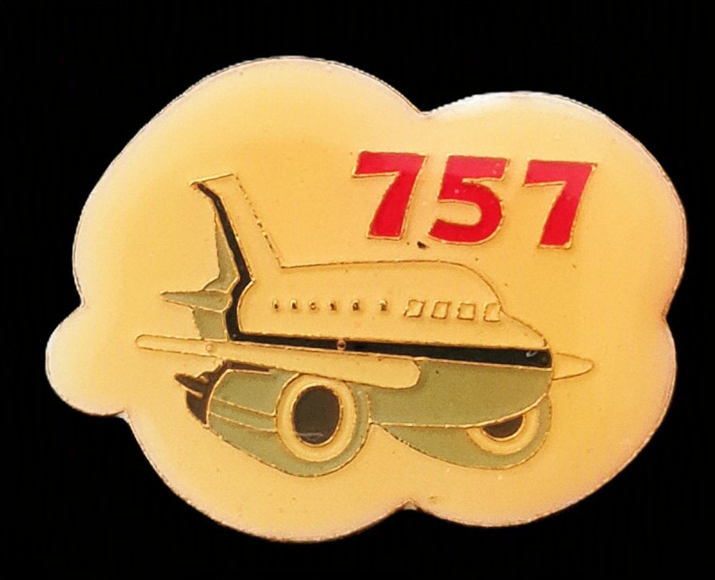 Boeing 757 pin, Verzenden, Nieuw, Transport, Speldje of Pin