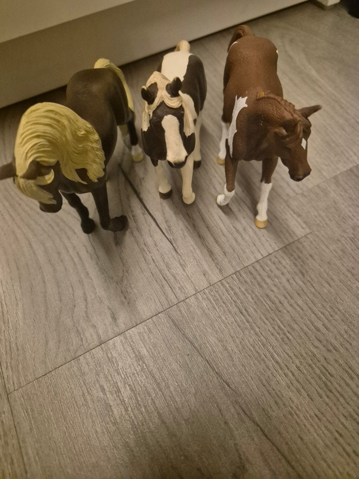 3 Schleich paarden: 1 hengst en 2 merries, Ophalen, Gebruikt