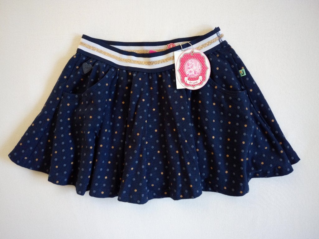 Nieuw rokje jubel blauw met stippen 140, Meisje, Nieuw, Ophalen of Verzenden, Jubel