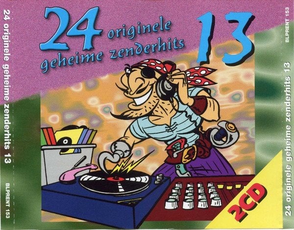 24 Originele Geheime Zenderhits 13 - 2CD, Cd's en Dvd's, Cd's | Nederlandstalig, Nieuw in verpakking, Piraten en Zeemansliederen
