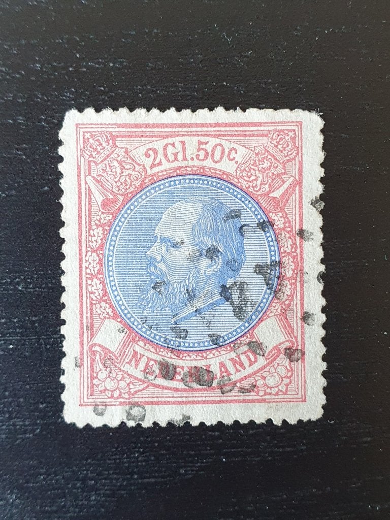 Nederland 1872 Willem III NVPH 29 gestempeld, Postzegels en Munten, Verzenden, T/m 1940, Gestempeld