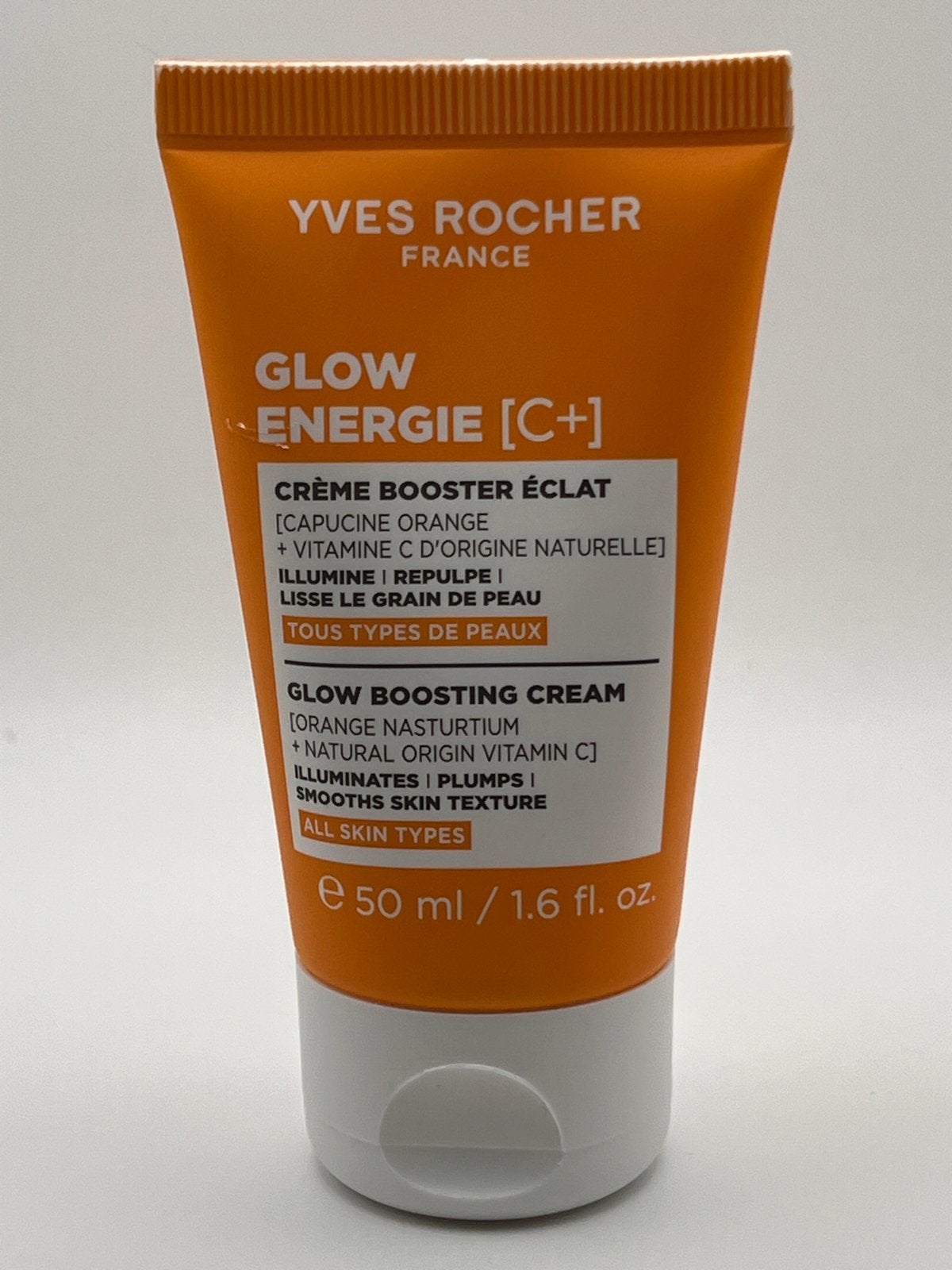 Yves Rocher Glow Energie [C+] Crème Booster Éclat 50ml, Verzenden, Nieuw, Gehele gezicht, Verzorging