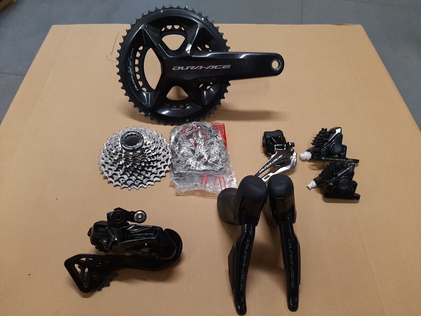 Shimano Dura Ace di2 disc 9200 12-Speed groepset, Dura-Ace 9200 9250 9270, Gebruikt, Overige typen, Ophalen of Verzenden