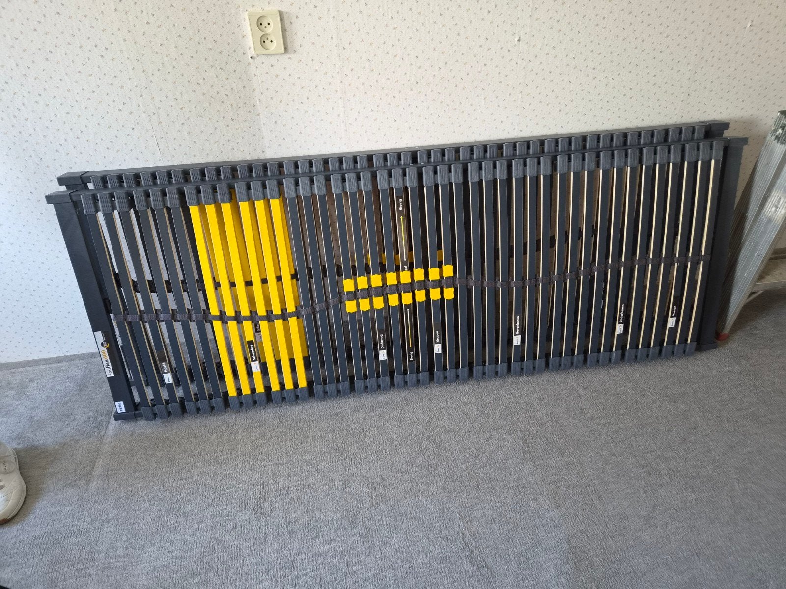 Lattenbodem Bossflex 600 - 70x200 cm, Ophalen, Zo goed als nieuw, Bedbodem, 200 cm