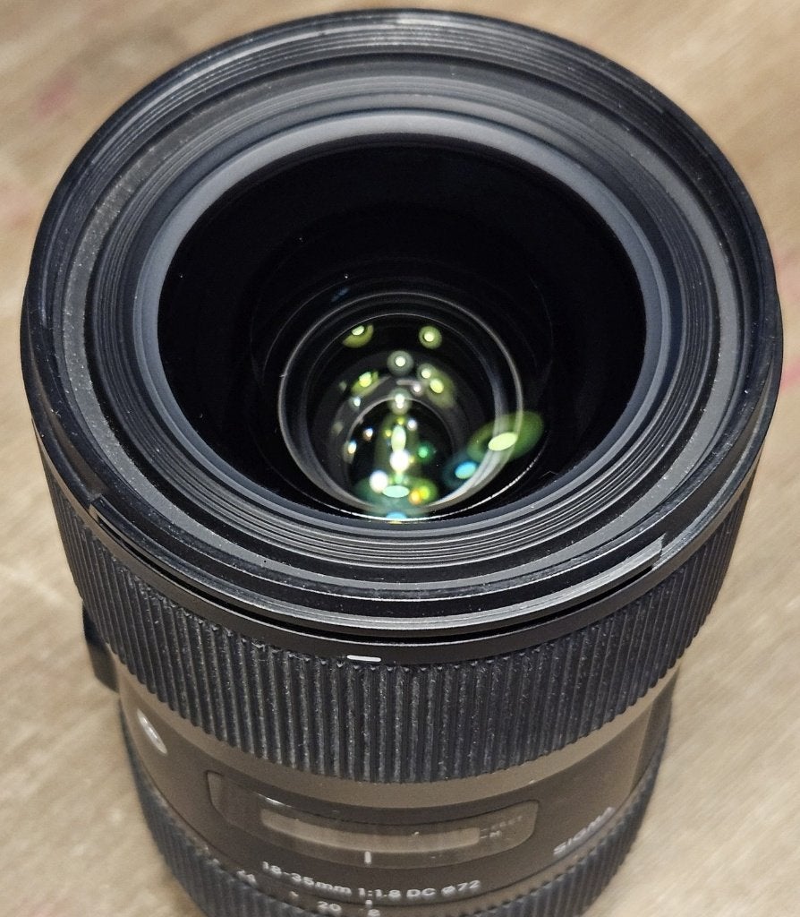 Sigma 18-35mm f1.8 DC Art lens voor Canon EFS, Audio, Tv en Foto, Fotografie | Lenzen en Objectieven, Ophalen, Sigma, Handmatige focus