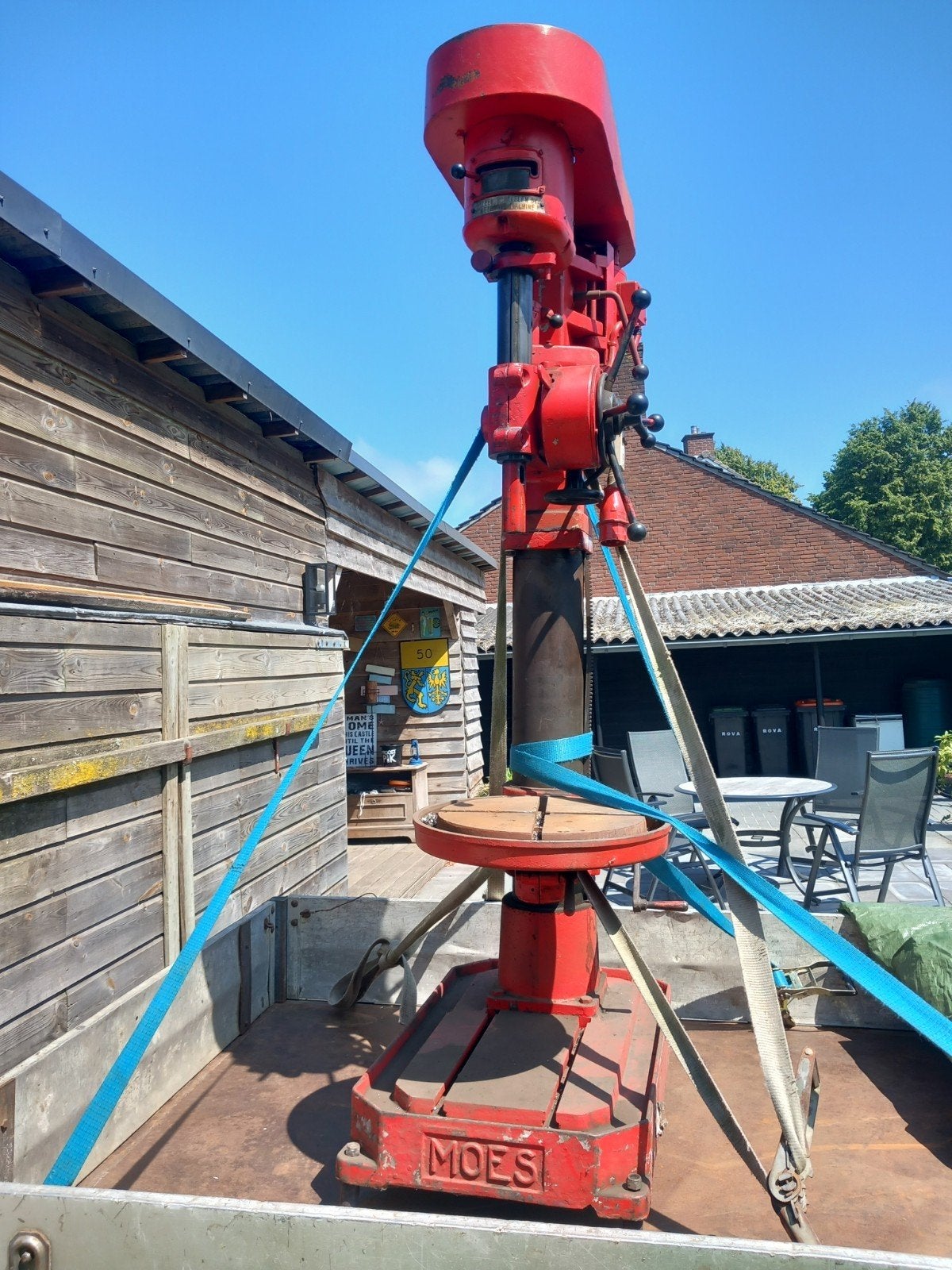 Robuuste Kolomboormachine R.S. Stokvis & Zonen SM.1723, Doe-het-zelf en Verbouw, Gereedschap | Boormachines, Ophalen, Gebruikt