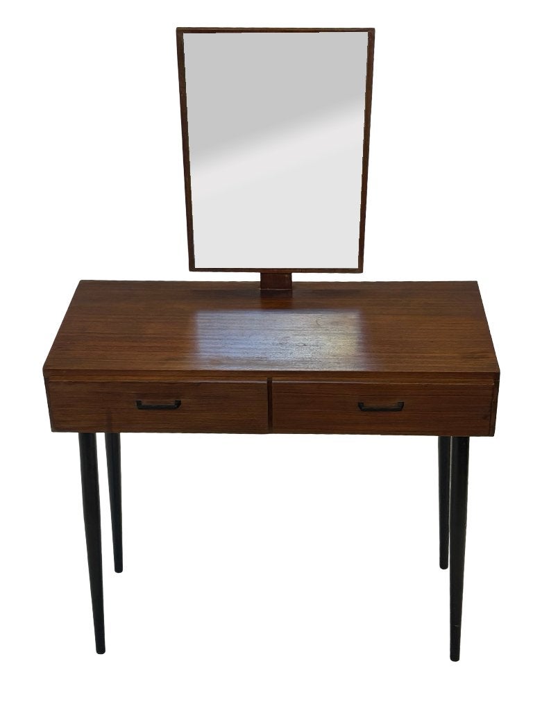 Vintage Kaptafel Jaren 60 Design Teak Fineer, Gebruikt, Vintage, 50 tot 100 cm, Minder dan 100 cm