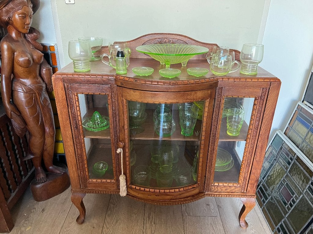 Brocante antieke theekastje, Antiek en Kunst, Curiosa en Brocante, Ophalen