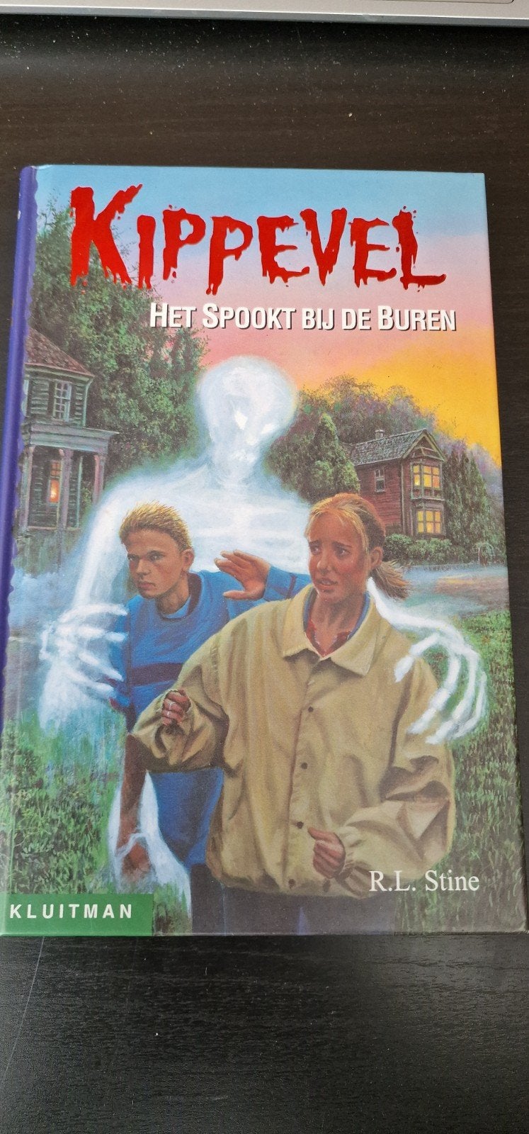 Kippevel R.L. Stine - Het spookt bij de buren, Boeken, Ophalen of Verzenden, Zo goed als nieuw, R.L. Stine