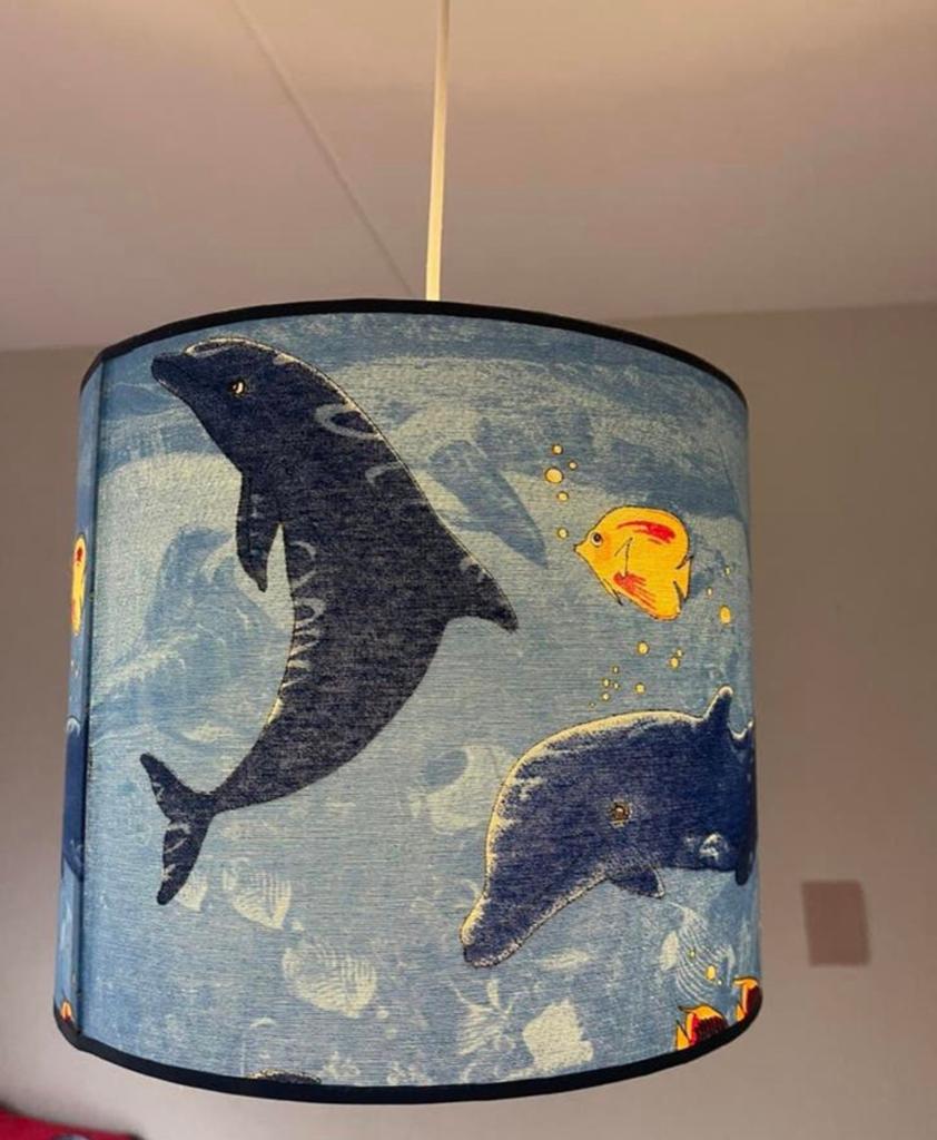 Hanglamp dolfijn, Ophalen of Verzenden, Zo goed als nieuw, Minder dan 50 cm