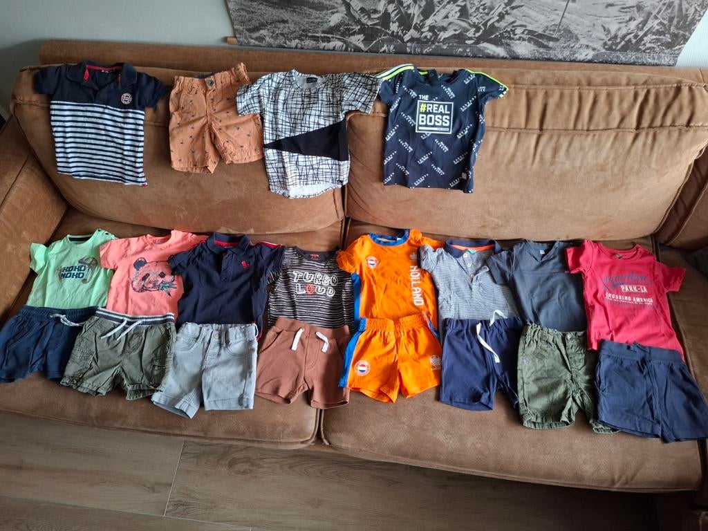 Pakket zomerkleding jongen mt74, Ophalen, Gebruikt