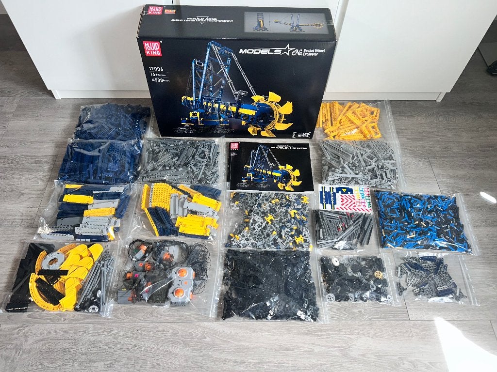 Mouldking 17006 Graafmachine met wiel, Ophalen of Verzenden, Zo goed als nieuw