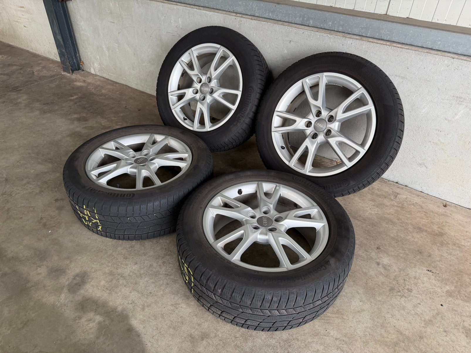 18 inch Audi A6 velgen Originele Audi A6 A5 A4 velgen, Ophalen, 18 inch, Gebruikt, Banden en Velgen