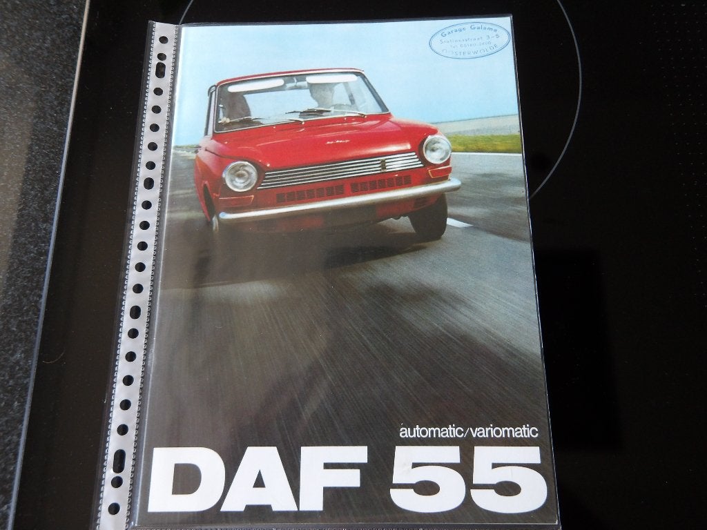 DAF 55 brochure - automatic/variomatic, Ophalen of Verzenden, Zo goed als nieuw, Overige merken, DAF