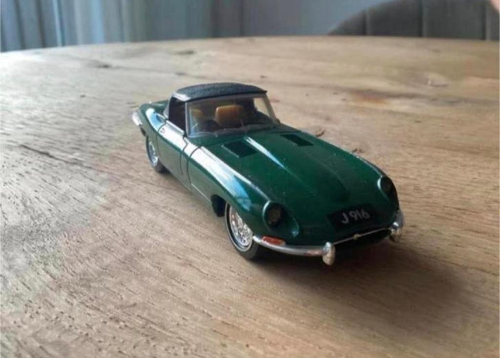 Jaguar E-Type Mk1½ Cabrio (1967) – Matchbox Dinky Collection, Ophalen of Verzenden, Zo goed als nieuw, Auto, Matchbox