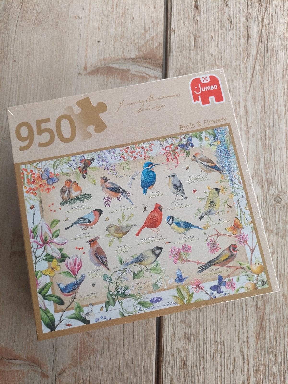 Legpuzzel - Birds & Flowers - Janneke Brinkman, Ophalen of Verzenden, 500 t/m 1500 stukjes, Nieuw