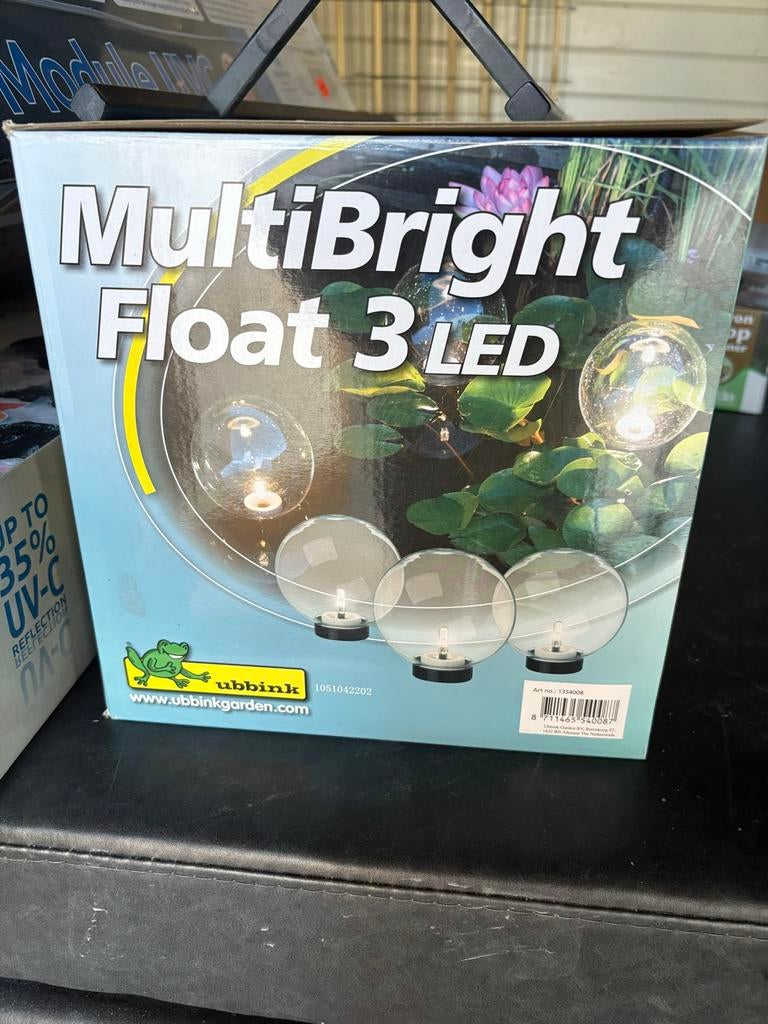 Ubbink MultiBright Float 3 LED vijververlichting, Ophalen, Nieuw