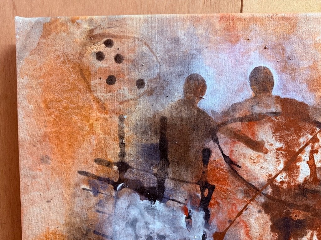 260931 - Bernardin Bationo - "Friends" - Burkina Faso., Ophalen of Verzenden