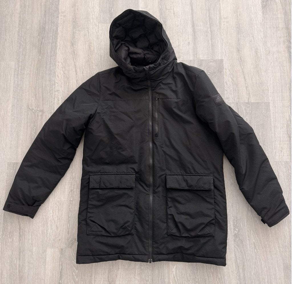 Adidas Xploric Parka jas, Kleding | Heren, Jassen | Winter, Maat 52/54 (L), Zwart, Ophalen of Verzenden, Adidas