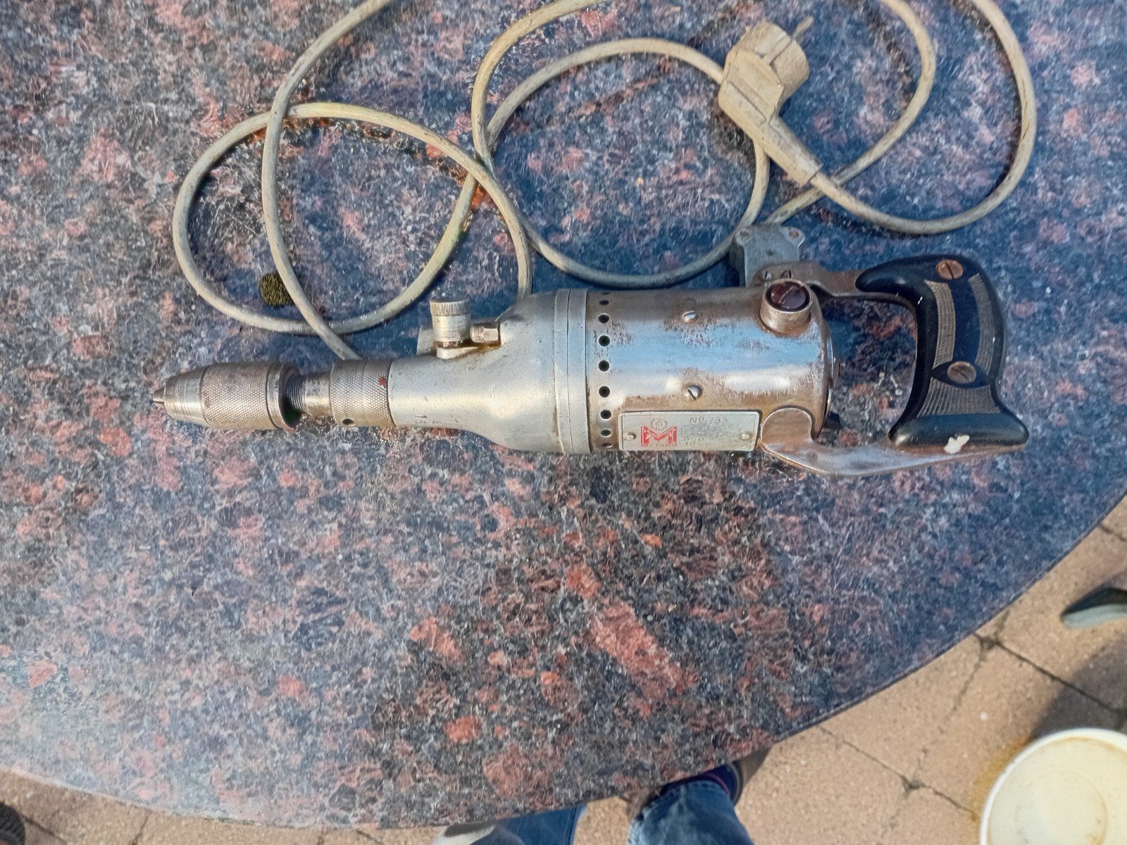 Metabo 755 Boormachine - 90 jaar oud, werkend, Ophalen of Verzenden