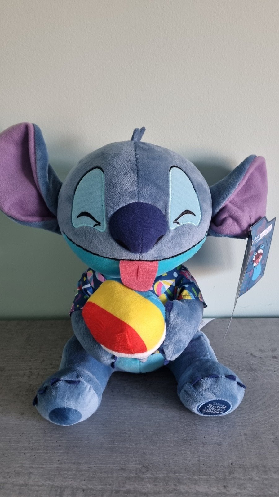 Disneyland Parijs Stitch knuffel Attacks Snacks, Ophalen of Verzenden, Overige figuren, Zo goed als nieuw, Knuffel