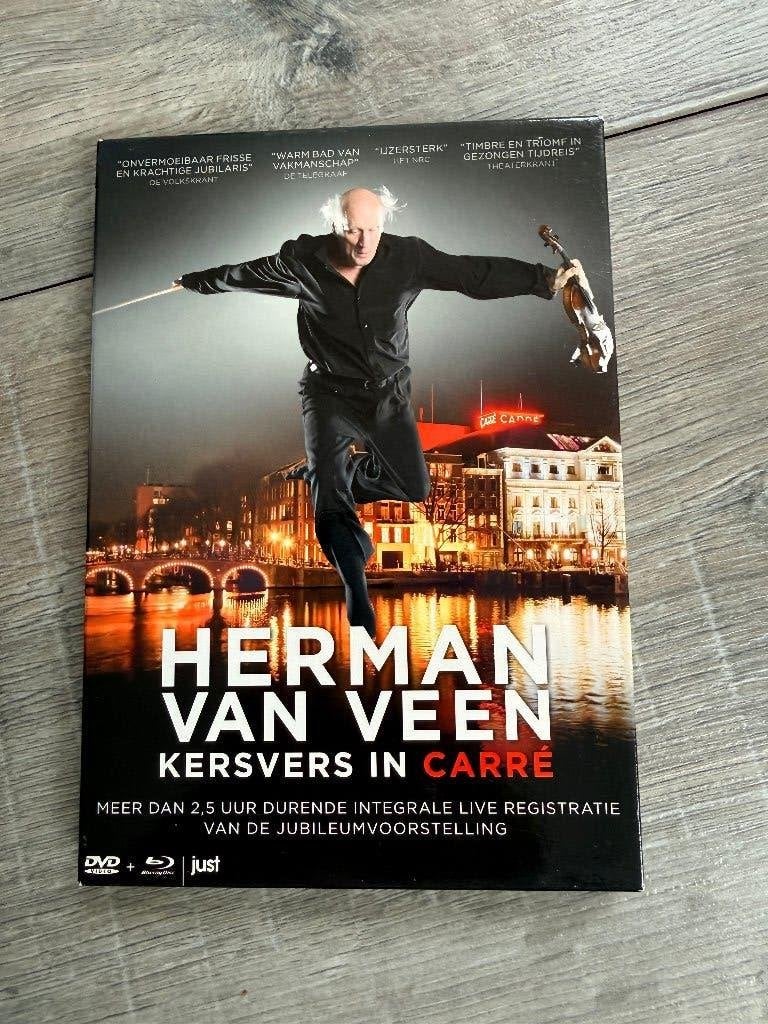 DVD + Blu-Ray Herman van Veen in Carre Kersvers, Alle leeftijden, Ophalen of Verzenden, Zo goed als nieuw