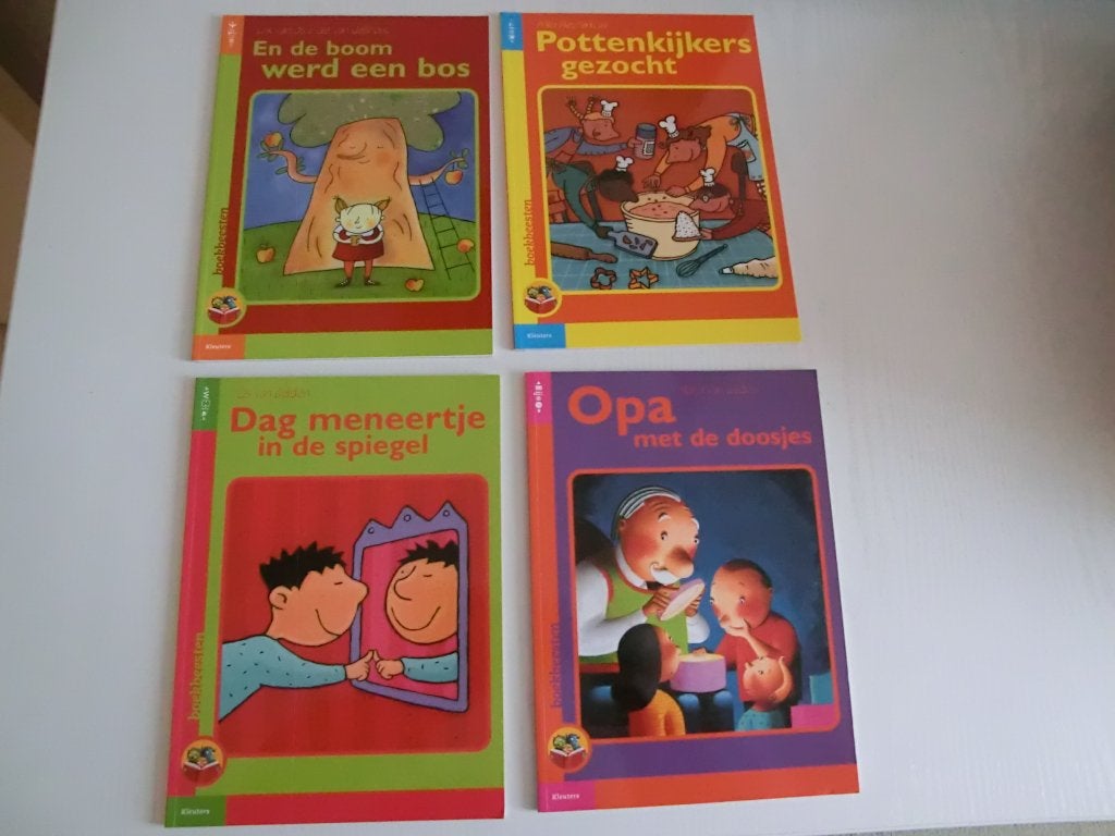 Boekbeesten - 4 boekjes voor kleuters – NIEUW, Fictie algemeen, Jongen of Meisje, Nieuw, Diverse auteurs
