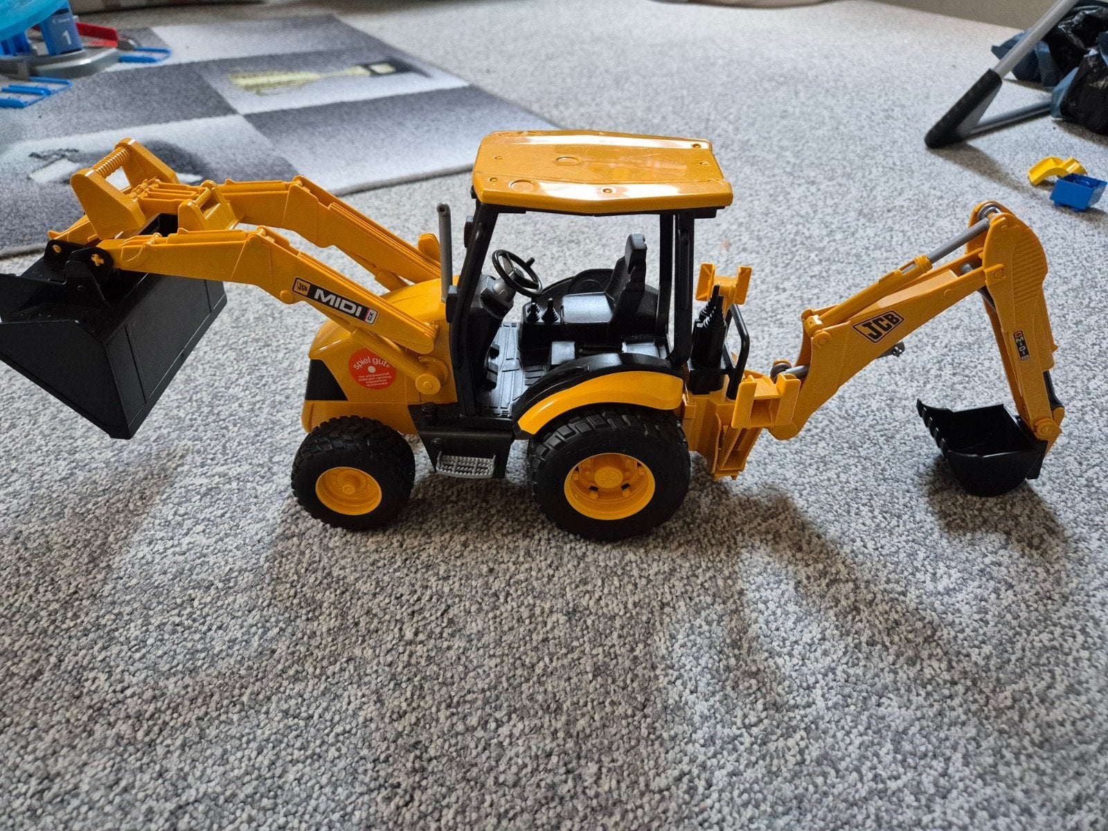 Bruder JCB MIDI CX Tractorlader - Speelgoed, Ophalen of Verzenden, Zo goed als nieuw