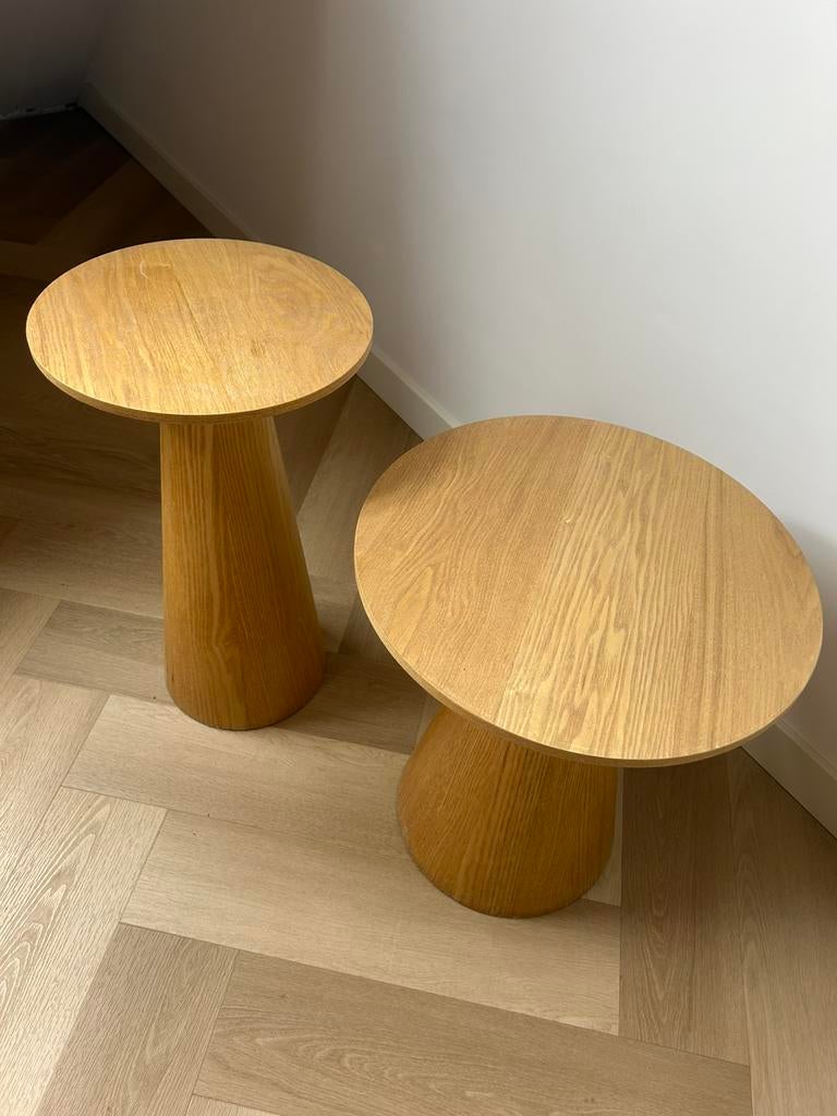 Kwantum bijzettafels, Ophalen, Zo goed als nieuw, Hout