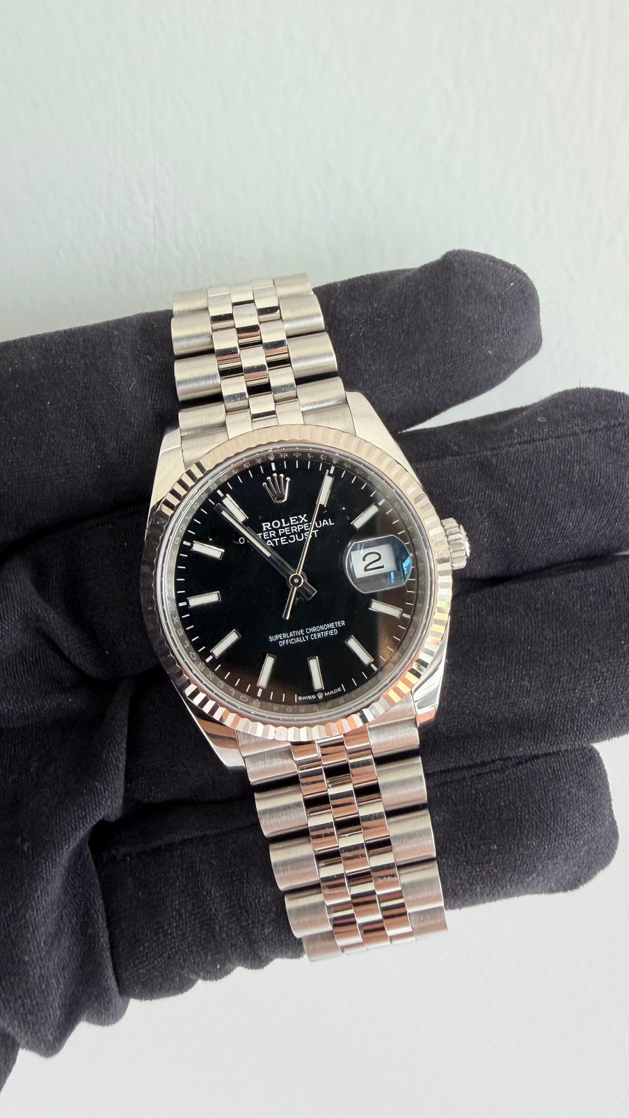 Rolex Datejust 36mm ref. 126234 Box + Rolex check (2020), Rolex, Rolex, Ophalen of Verzenden, Rolex