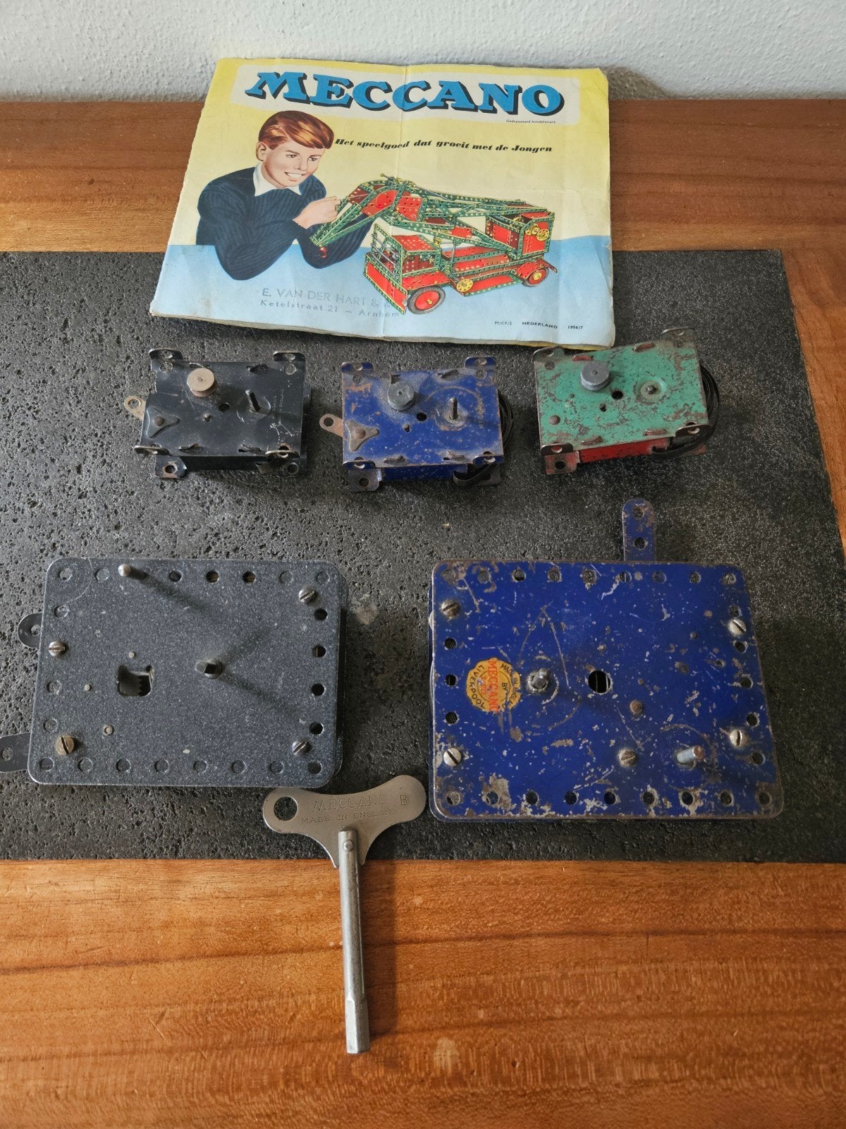 Meccano Veermotoren 5 stuks, Ophalen