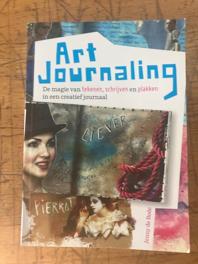 Jenny de Bode - Art journaling, Ophalen of Verzenden, Zo goed als nieuw, Tekenen en Schilderen, Jenny de Bode