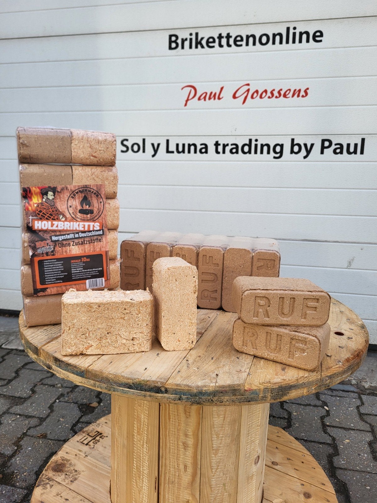 RUF houtbriketten 16x10 kg geleverd €125,00, Verzenden, Nieuw, Vrijstaande haard, Houthaard