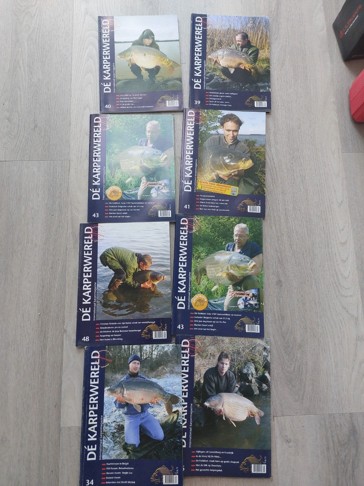 Karperwereld tijdschrift, Ophalen