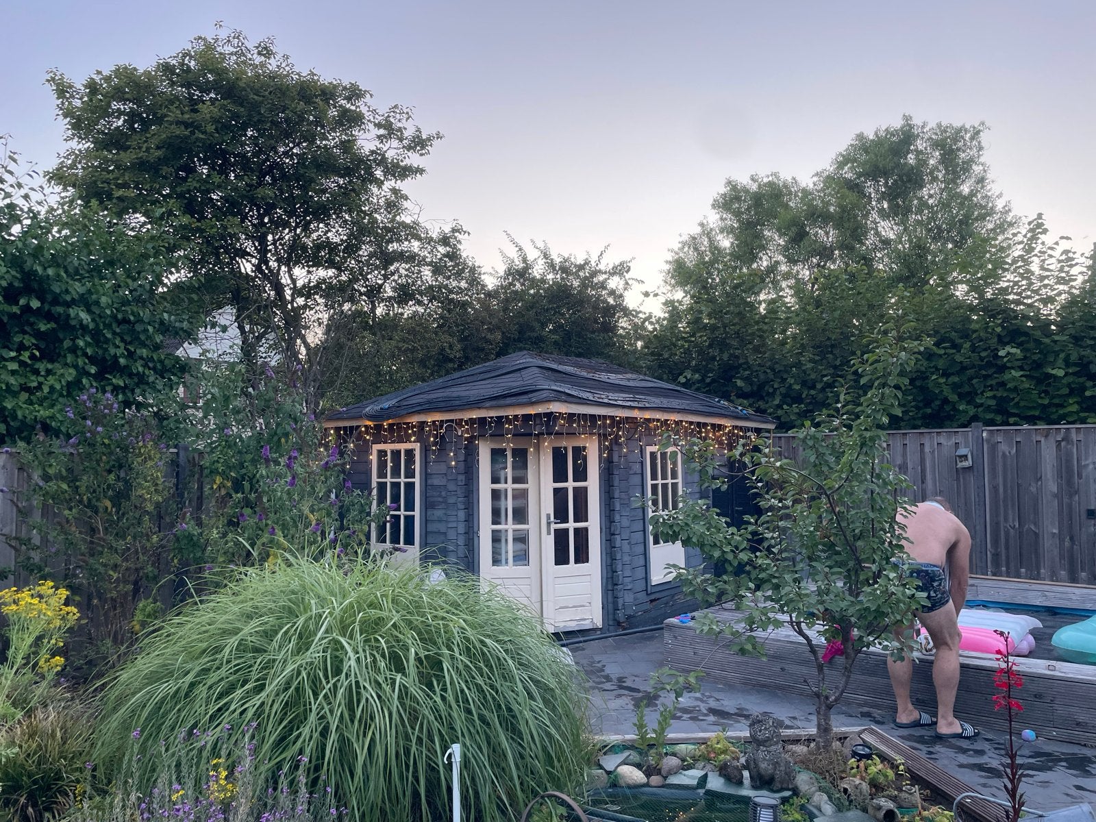 Gratis af te halen: Tuinhuis met berging/garage (Zelhem), Tuin en Terras, Tuinhuizen, Ophalen, 250 tot 500 cm, Hout, 200 tot 400 cm